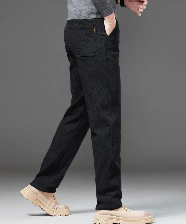 Rugged Textured Corduroy Trousers - VibreMode