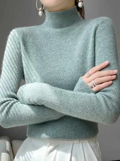 Classic Fit Crew Neck Knit Sweater