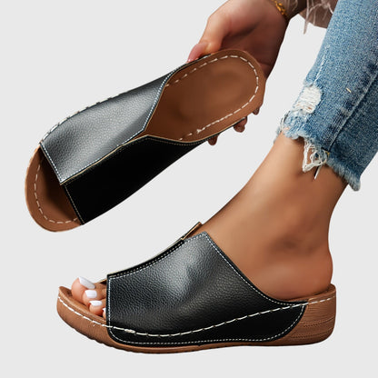Ladies Comfortable Espadrille Wedge Sandals