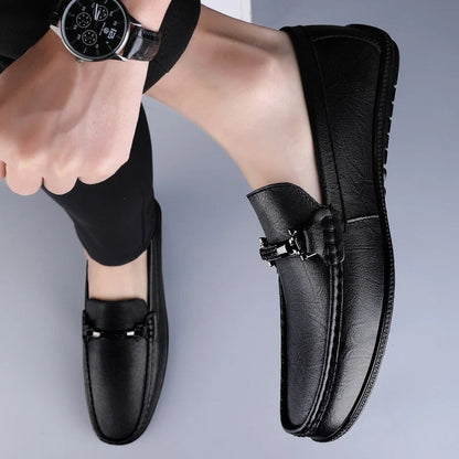 Men's Slip-On Loafers Formal Leather