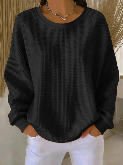 Knitted Crew Neck Sweater