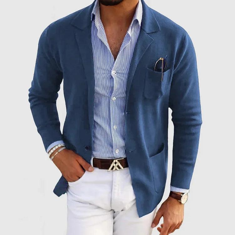 Men's Classic Tailored Fit Blazer - VibreMode