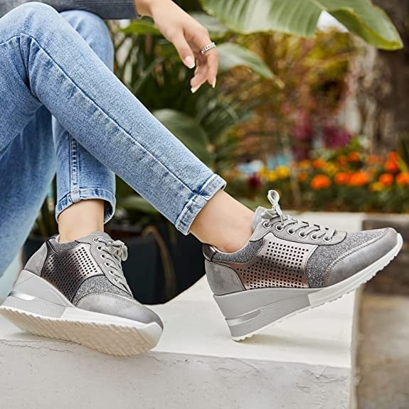 Women's Wedge Sneakers Elevated