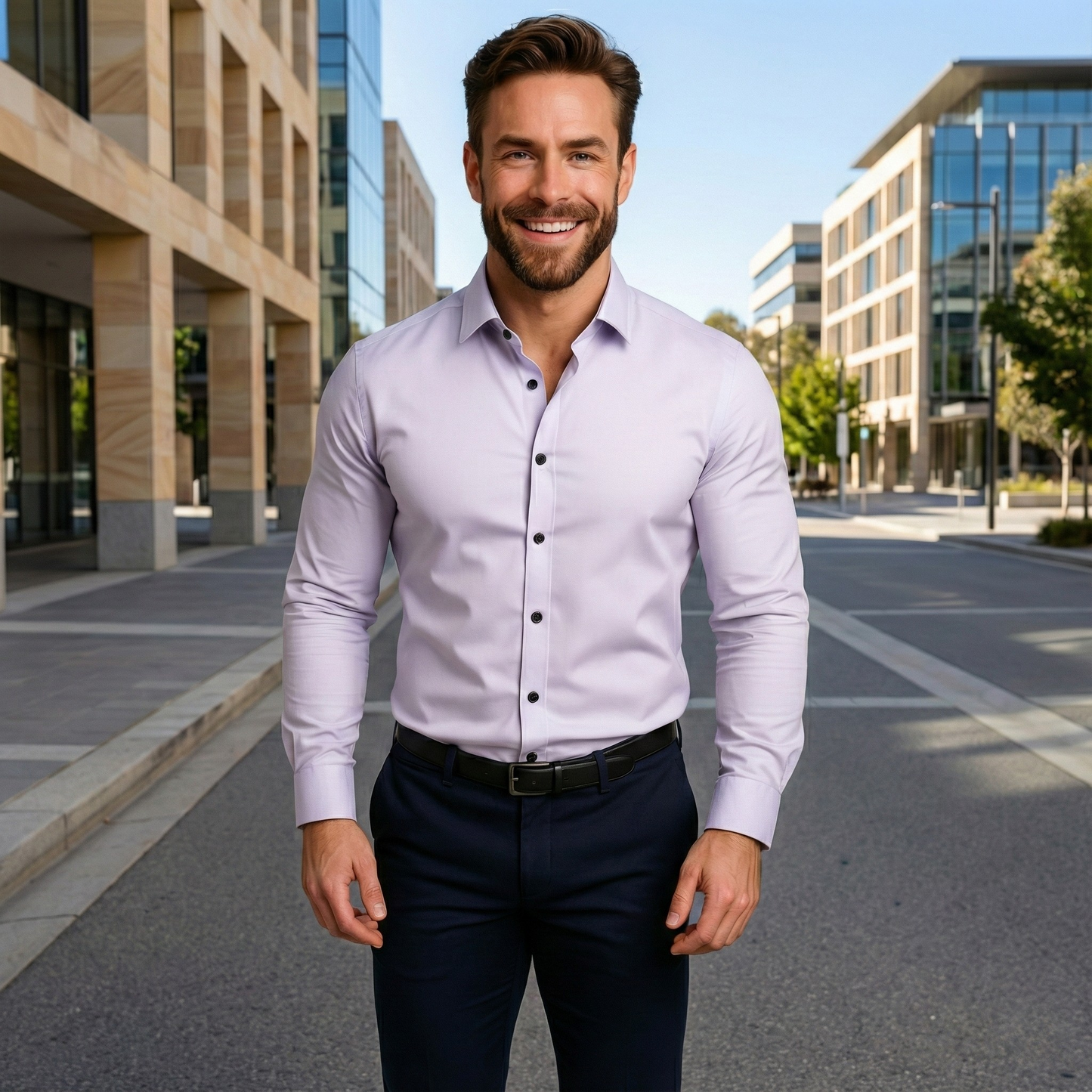 Men's Wrinkle-Resistant Dress Shirt
