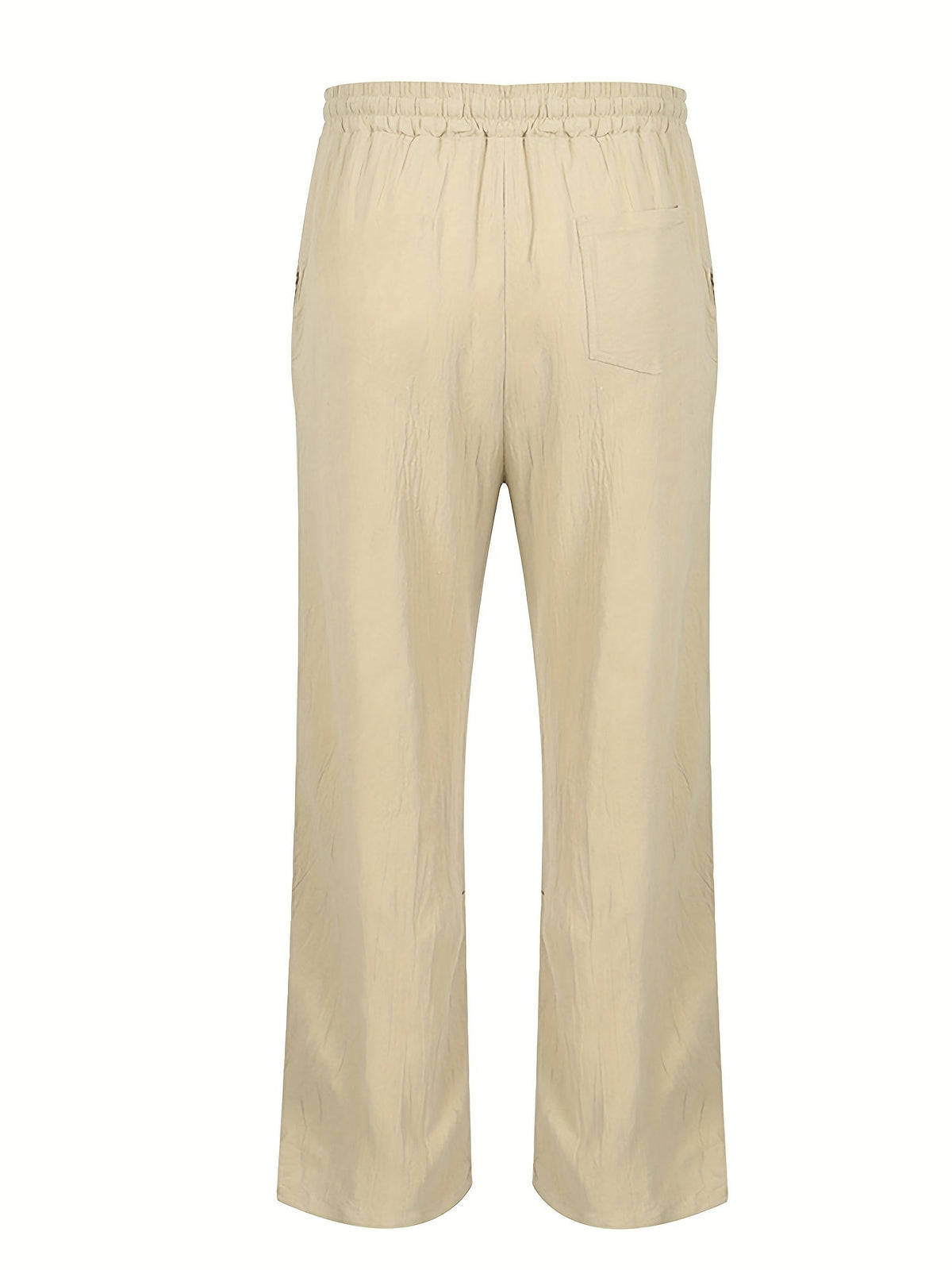 Men's Linen Pants Breathable Beige