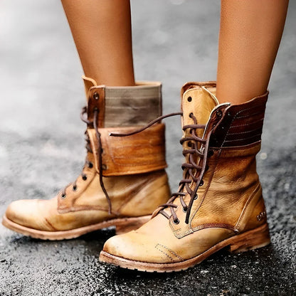 Chic Women's Ankle Combat Boots