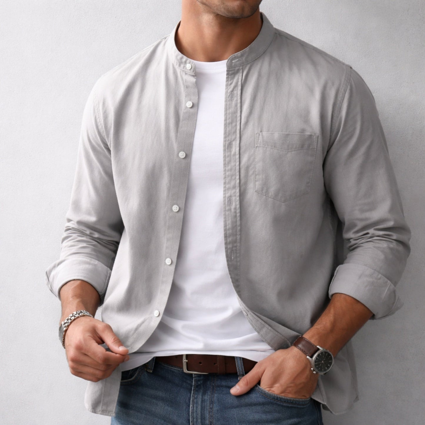 Casual Breathable Cotton Shirt