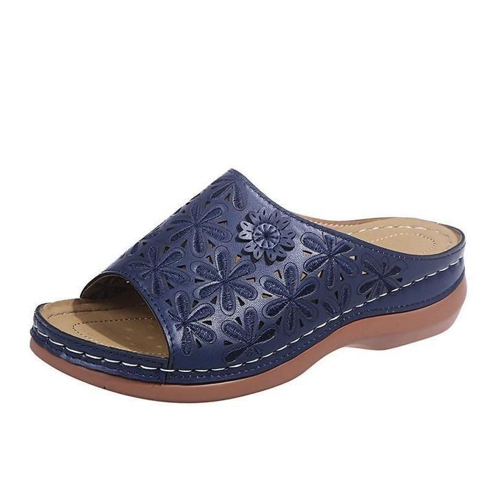 Comfortable Women's Supportive Flat Sandals for Walkers