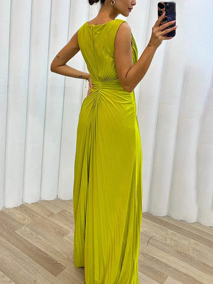 Elegant Ladies Floral Maxi Evening Dress