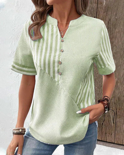 Women's Soft Striped Blouse