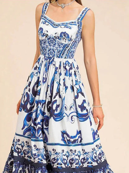 Relaxed Fit Floral Maxi Dress