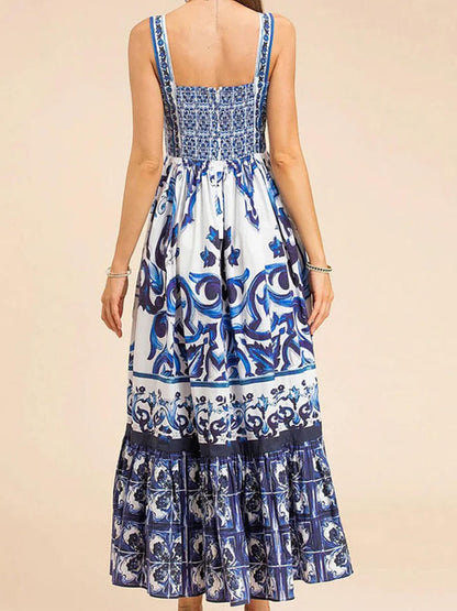 Relaxed Fit Floral Maxi Dress