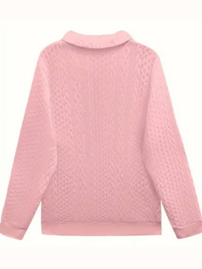 Women's Modern Zip Up Sweater