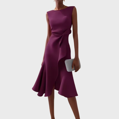 Flowy Elegant Women's Midi Dress