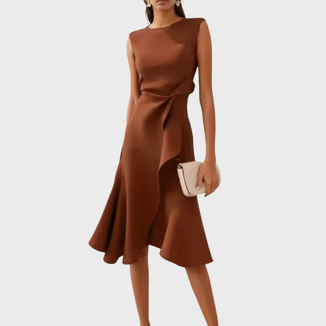 Flowy Elegant Women's Midi Dress