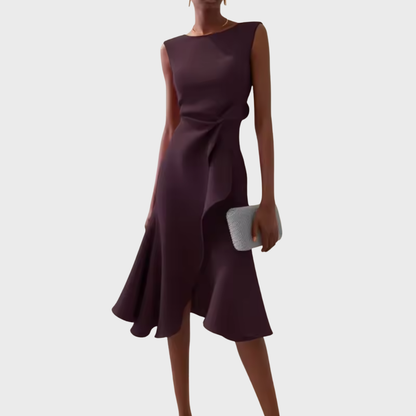 Flowy Elegant Women's Midi Dress