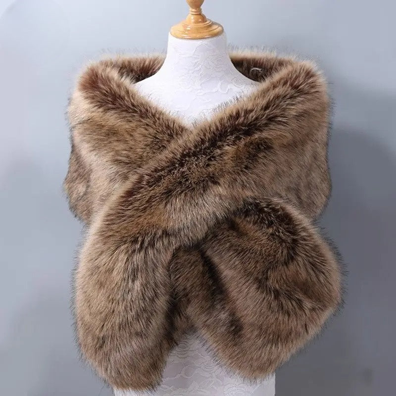 Isabella Women's Plush Shawl Wrap - VibreMode
