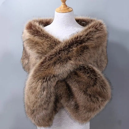 Isabella Women's Plush Shawl Wrap - VibreMode