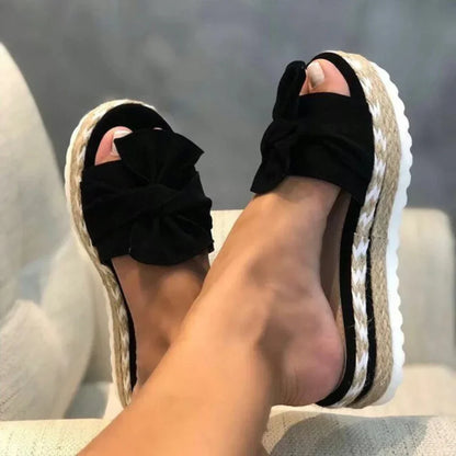Comfortable Spring Floral Slide Sandals