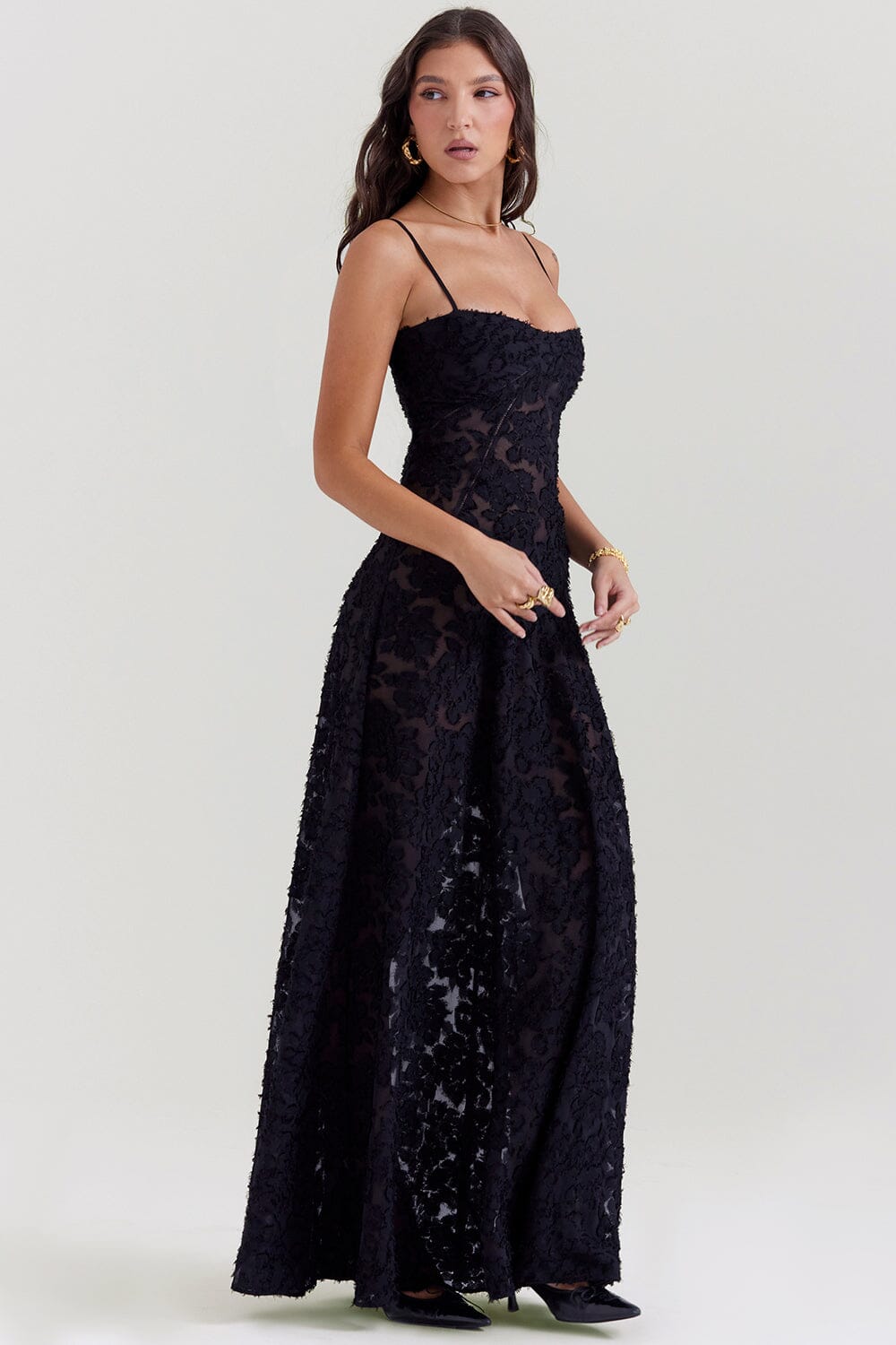 Women's Elegant Maxi Dress Flowy Design