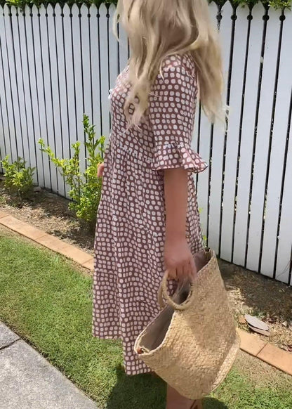 Layered Knee Length Summer Dress