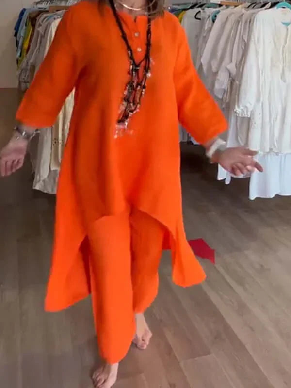 Women's Linen Pantsuit
