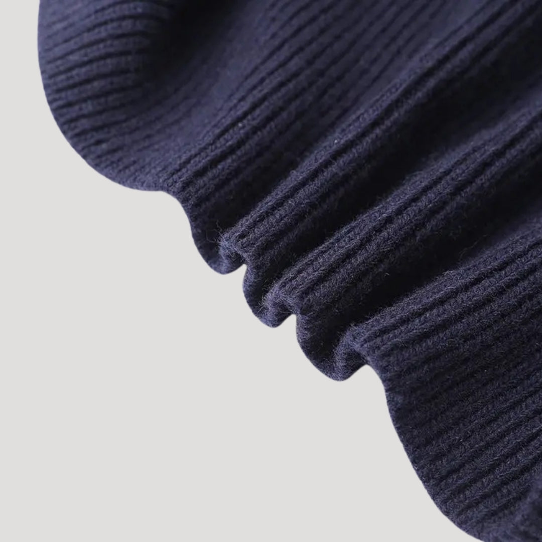 Women's Navy Cardigan Denim Finish