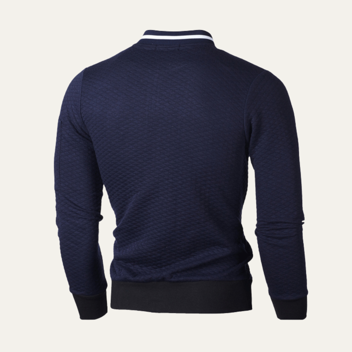 Men's Quilted Bomber Jacket Lightweight Zip Up