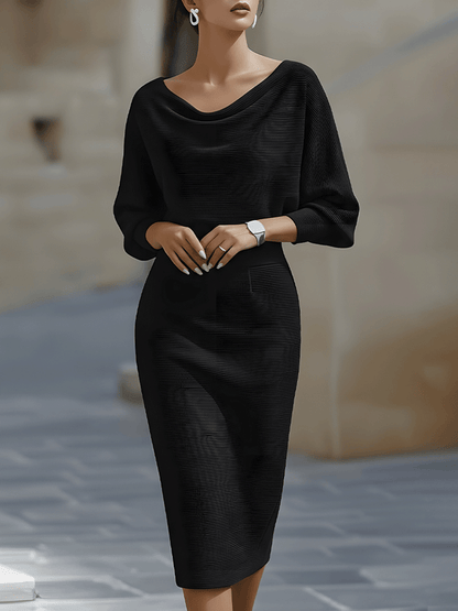 Chic Flowy Knee Length Dress