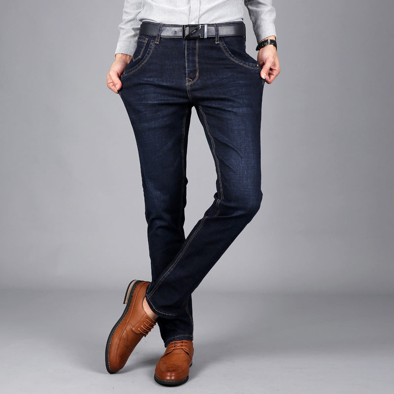 Dark Wash Slim Fit Jeans - VibreMode