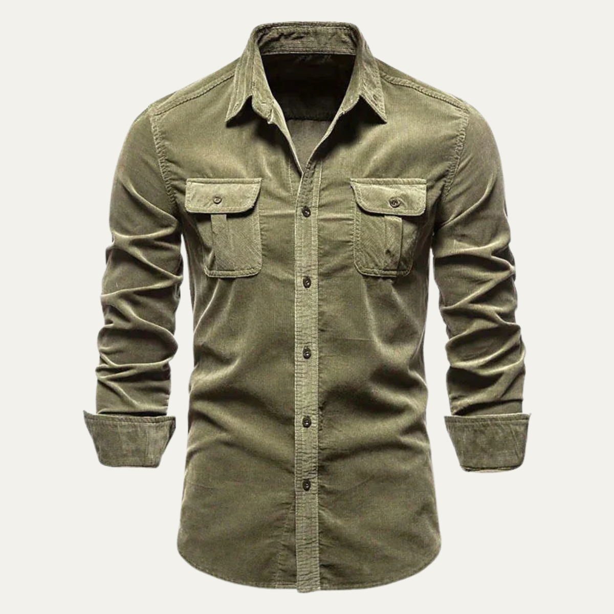 Norwick Men's Corduroy Button Down Shirt