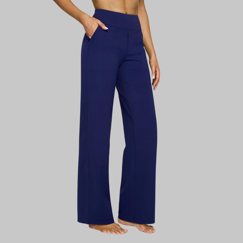 Elegant High-Waist Women's Spring Trousers