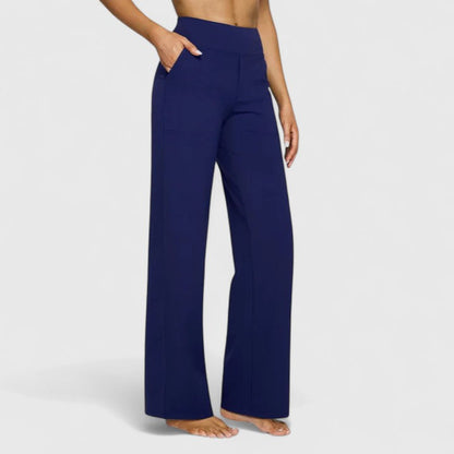 Comfortable High Waisted Wide Leg Women's Pants