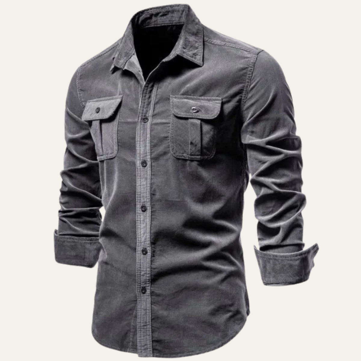 Norwick Men's Corduroy Button Down Shirt