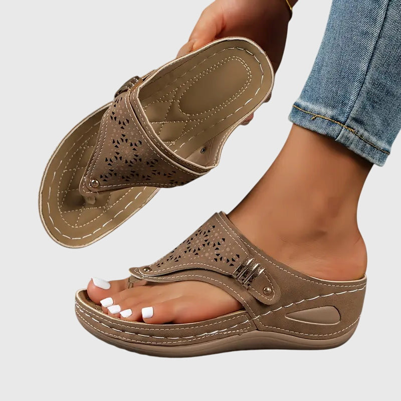 Comfortable Womens Slip On Sandals - VibreMode