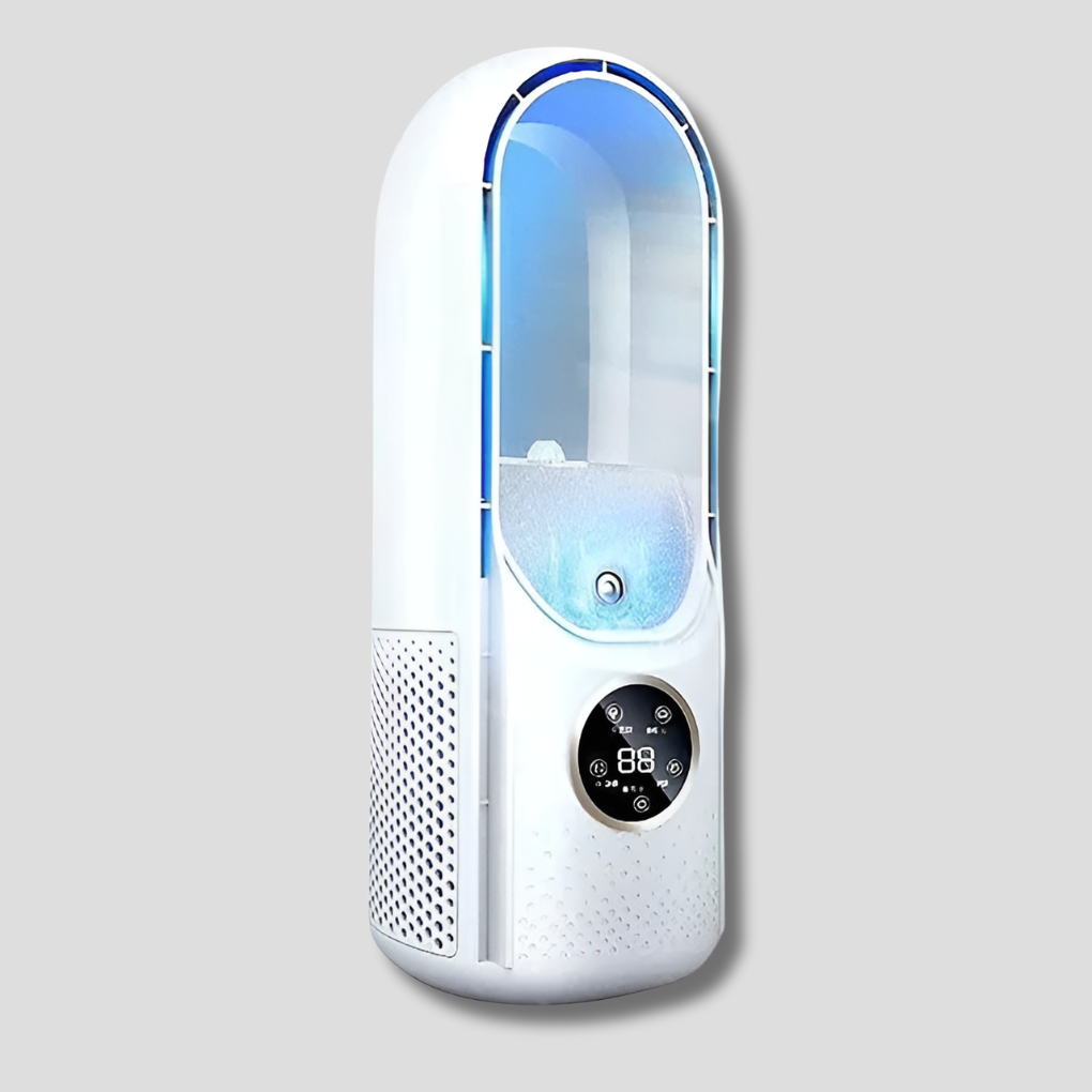 Portable Bladeless Table Fan Air Conditioner