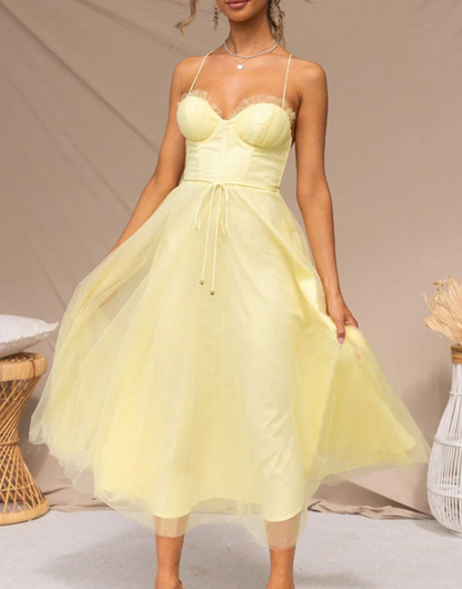 Women's Sleeveless Maxi Dress V-Neck Lightweight