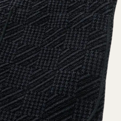 Mens Business Blazer Chenille Soft Fur Lined Navy