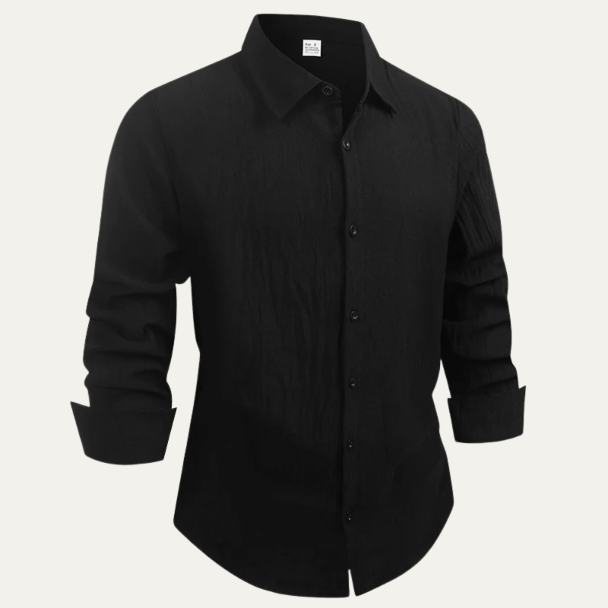 Men's Linen Cotton Button Down Shirt