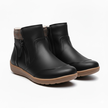Women's Low Heel Round Toe Elastic Boots