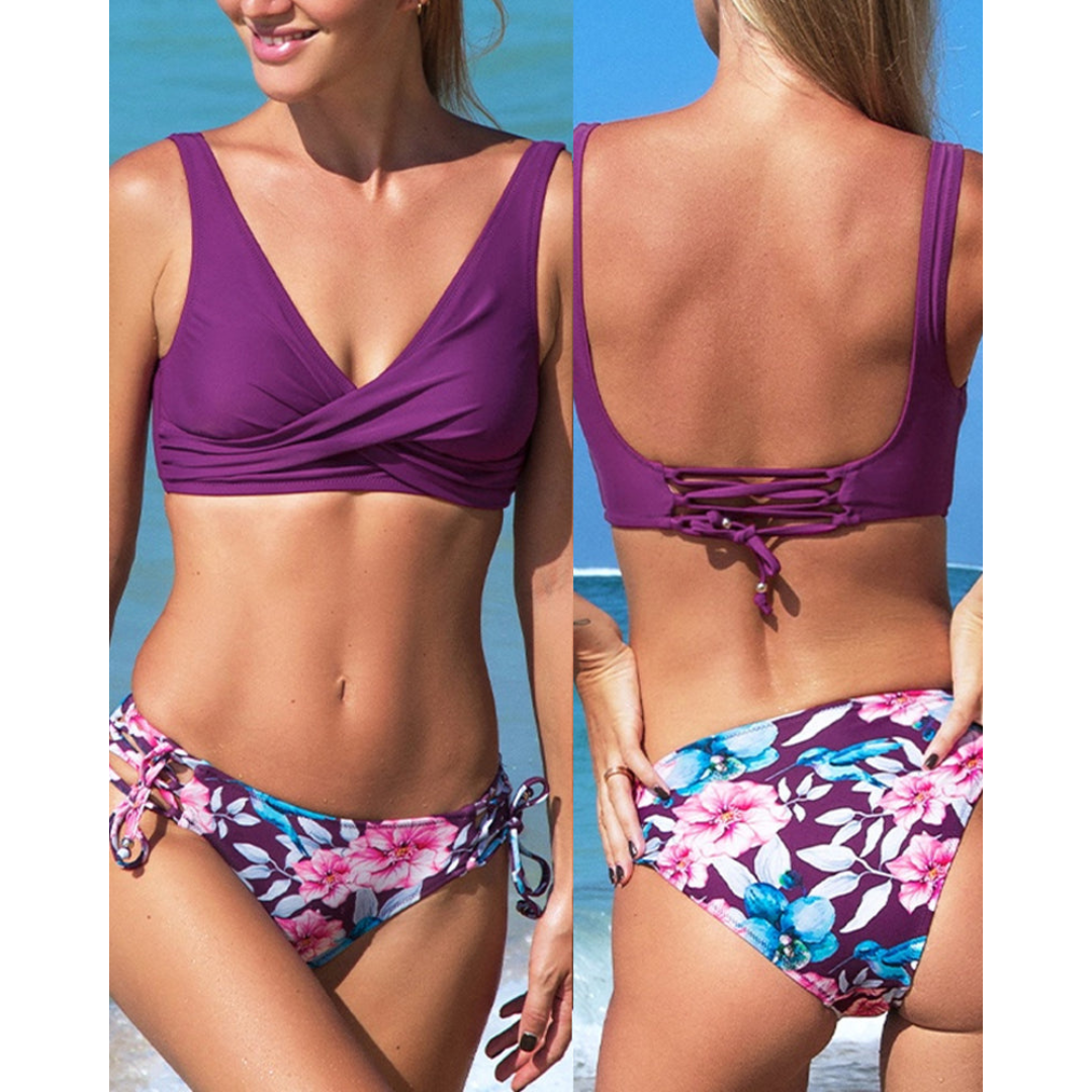 Women's 2 Piece Beach Bikini Set Vibrant Summer