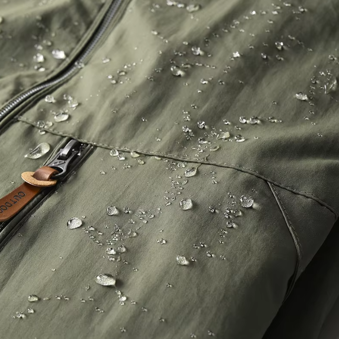 Water-Resistant Hooded Jacket