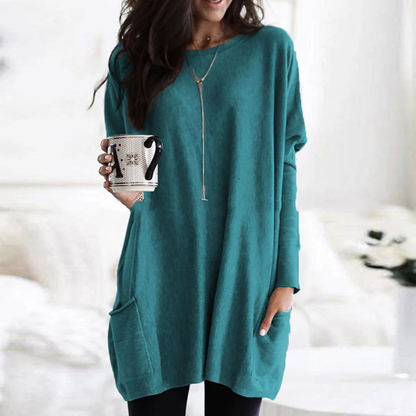 Women's Oversized Tunic with Pockets