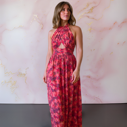 Elegant Women's Floral Maxi Dress
