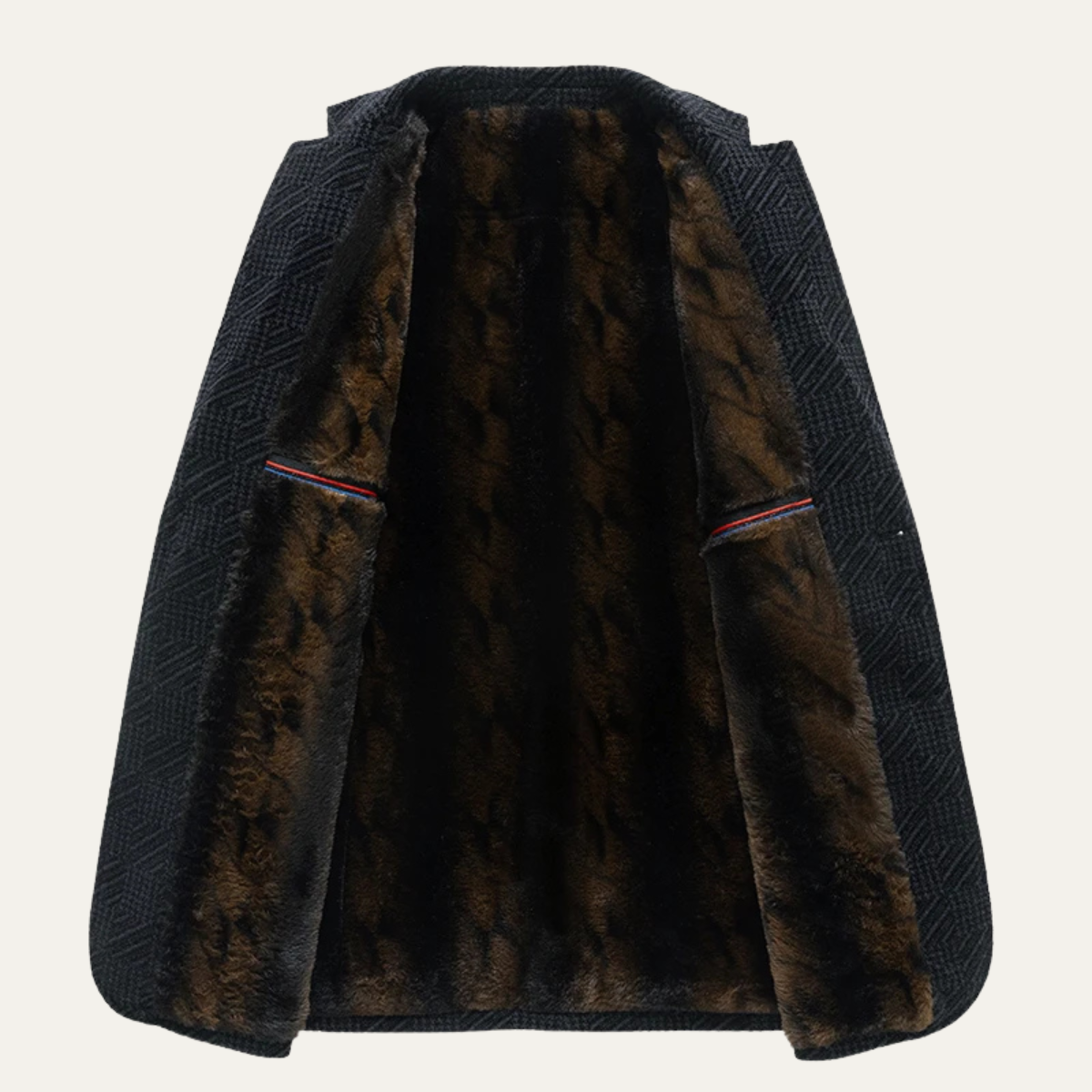 Men's Fleece Lined Winter Blazer
