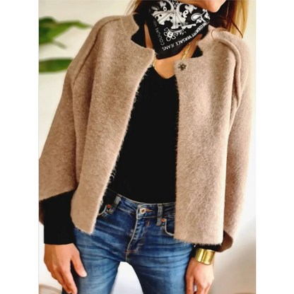 Women's Long Coat Structured Collar