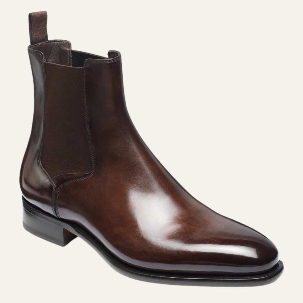 Men's Leather Chelsea Boots Vintage Brown