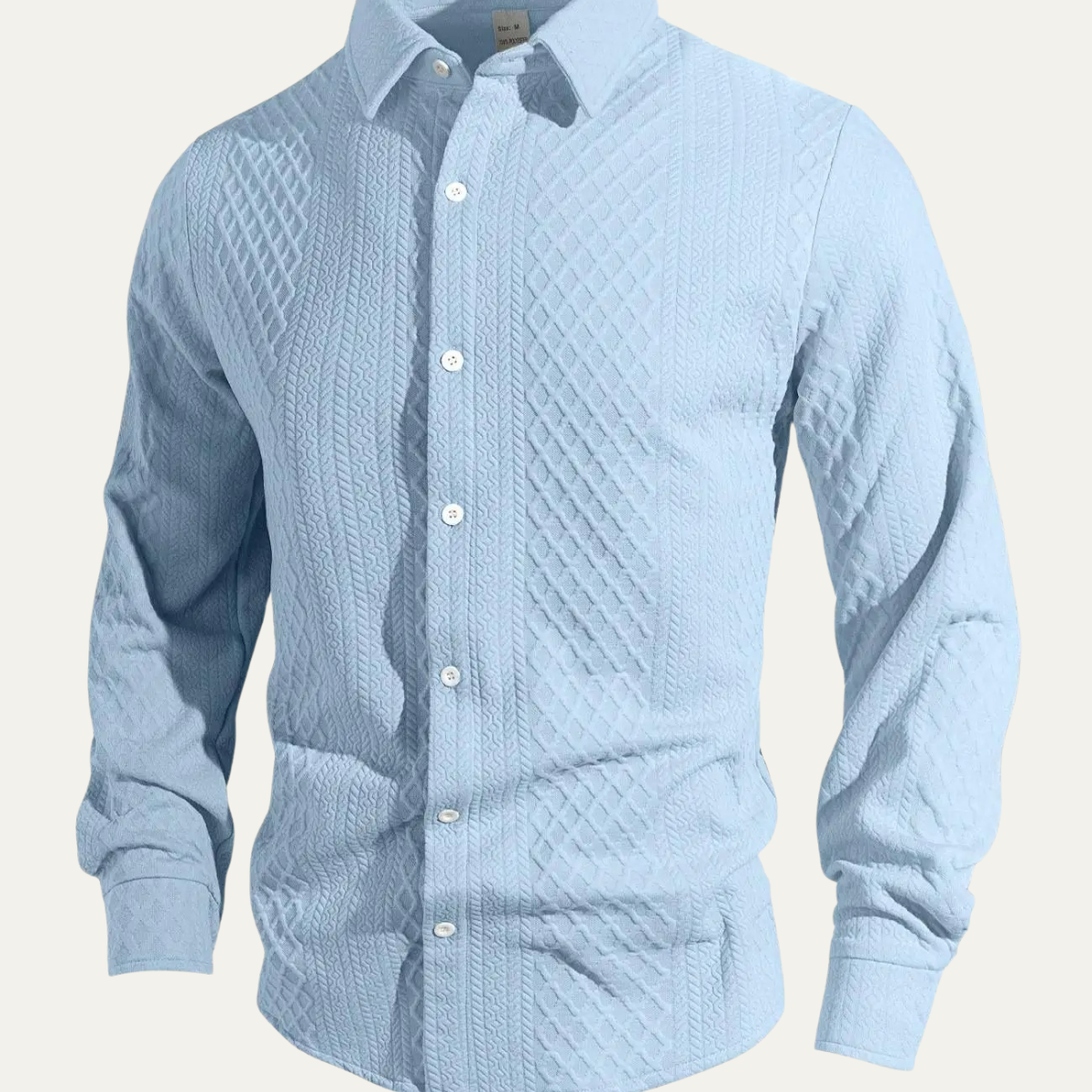 Men's Knit Business Casual Shirt