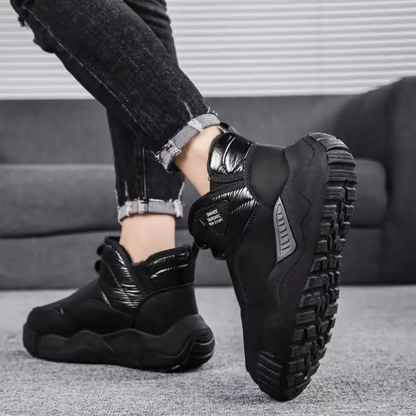 Men's Insulated Snow Boots Anti Slip Waterproof