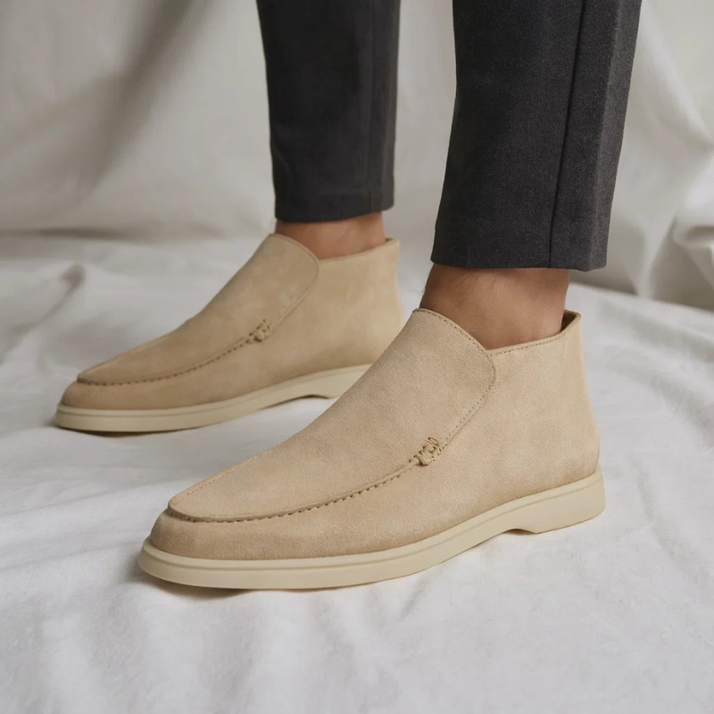 Marceli Men's Suede Loafers Chukka Brown